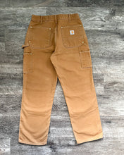 Load image into Gallery viewer, 1990s Carhartt Tan Double Knee Work Pants - Size 32 x 30
