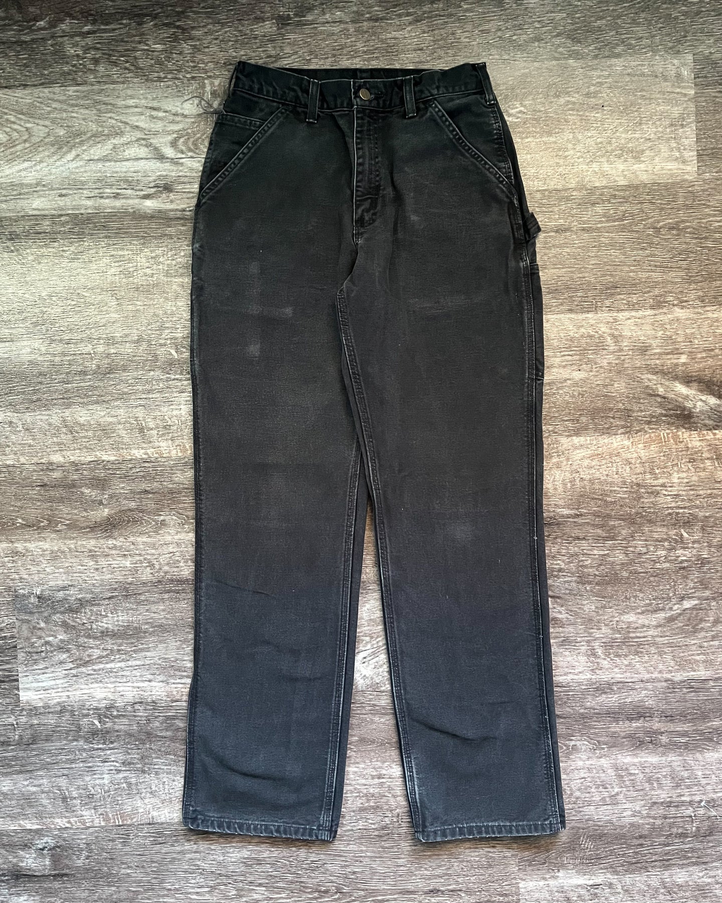 Carhartt Black Single Knee Carpenter Pants - Size 27 x 33