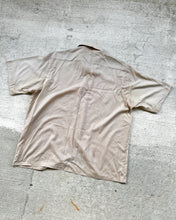 Load image into Gallery viewer, 1960s Tan Camp Collar Button Down Shirt - Size X-Large
