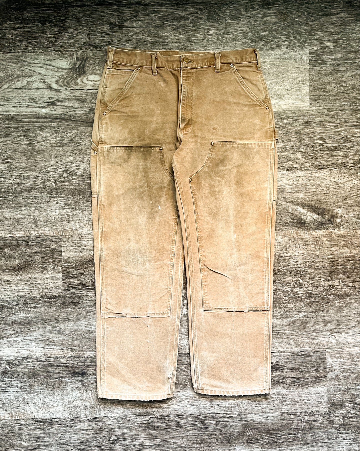 1990s Carhartt Worn In Double Knee Work Pants - Size 32 x 30