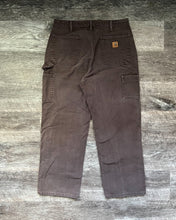 Load image into Gallery viewer, Carhartt Mud Brown Carpenter Pants - Size 33 x 29
