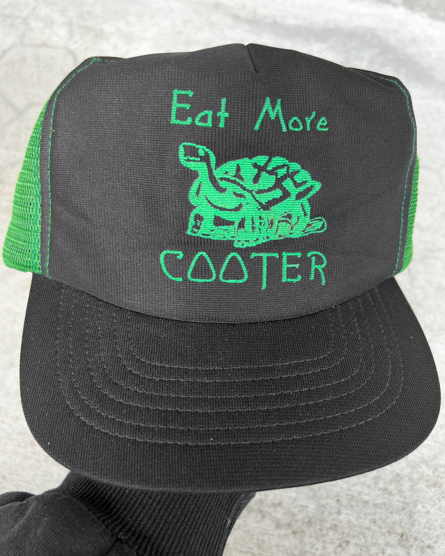 1990s Eat More Cooter Snapback Trucker - One Size