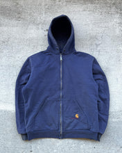 Load image into Gallery viewer, 1990s Carhartt Zip Up Navy Hoodie - Size X-Large
