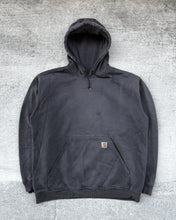 Load image into Gallery viewer, 1990s Carhartt Sun Faded Black Hoodie - Size X-Large
