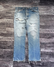 Load image into Gallery viewer, 1990s Levi&#39;s Thrashed Orange Tab 517 - Size 35 x 29
