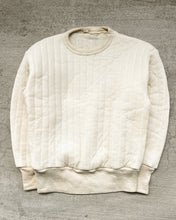 Load image into Gallery viewer, 1950s Cream Puffer Thermal Sweater - Size Medium
