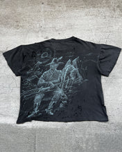 Load image into Gallery viewer, 1990s All Over Print Cowboy Single Stitch Tee - Size X-Large

