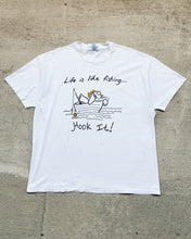 Load image into Gallery viewer, 1990s Life is Like Fishing Single Stitch Tee - Size X-Large
