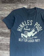 Load image into Gallery viewer, 1990s Hinkle&#39;s Pool Navy Single Stitch Tee - Size Large
