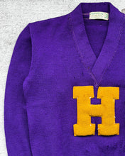 Load image into Gallery viewer, 1940s &quot;H&quot; Collegiate Sweater - Size Medium
