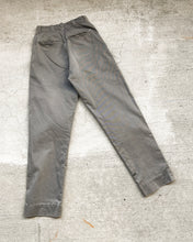 Load image into Gallery viewer, 1950s Grey Chino Work Pants - Size 28 x 32
