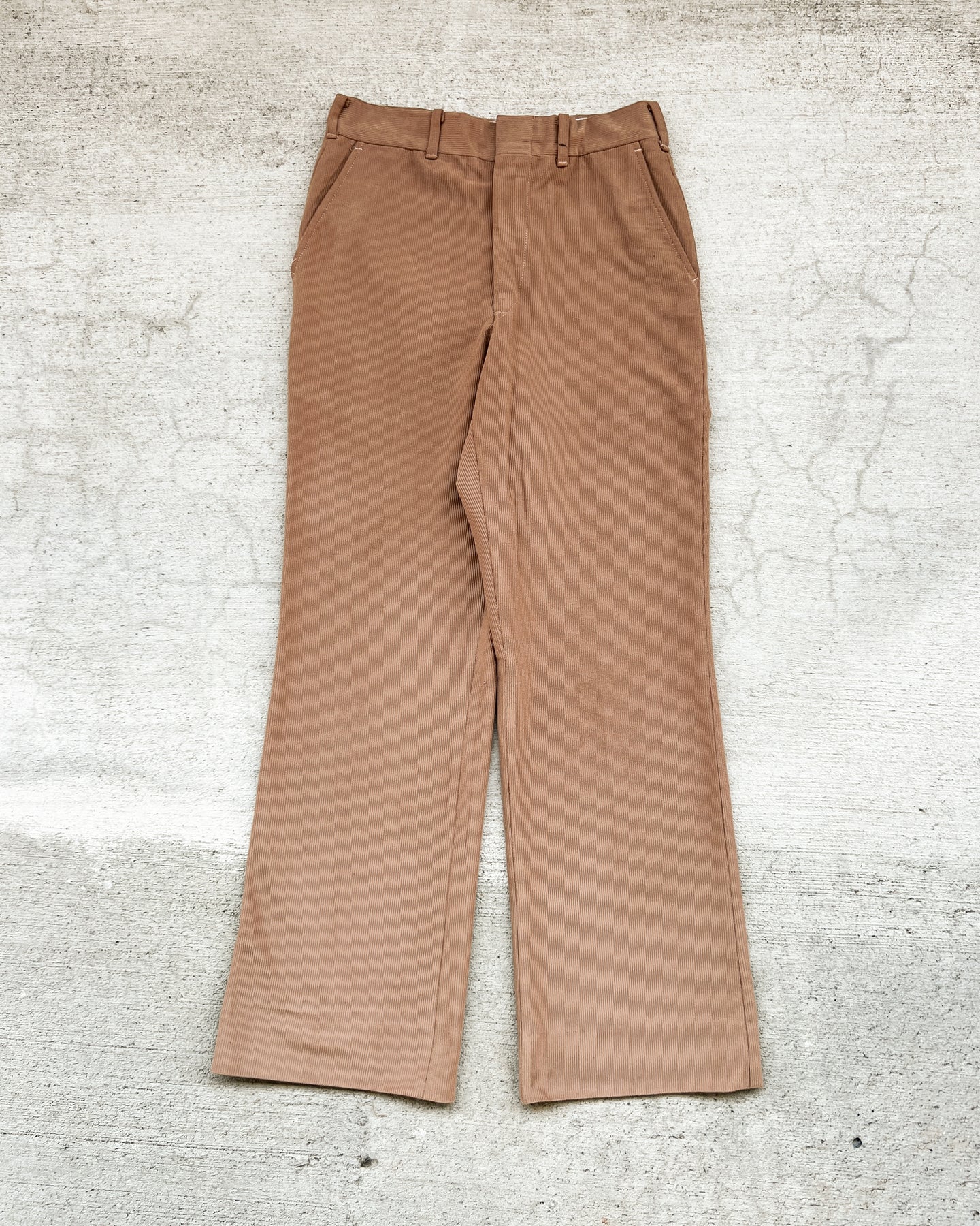 1970s Corduroy Flare Pants - Size 28 x 29