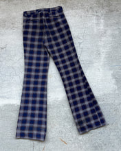 Load image into Gallery viewer, 1970s Polyester Plaid Flare Pants - Size 31 x 36
