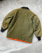 Load image into Gallery viewer, 1970s Sun Faded Olive Hunting Jacket with Removable Hood - Size Large

