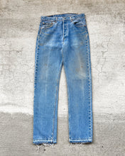 Load image into Gallery viewer, 1990s Levi&#39;s Mid Wash Dirty 501 with Detached Hem - Size 31 x 33
