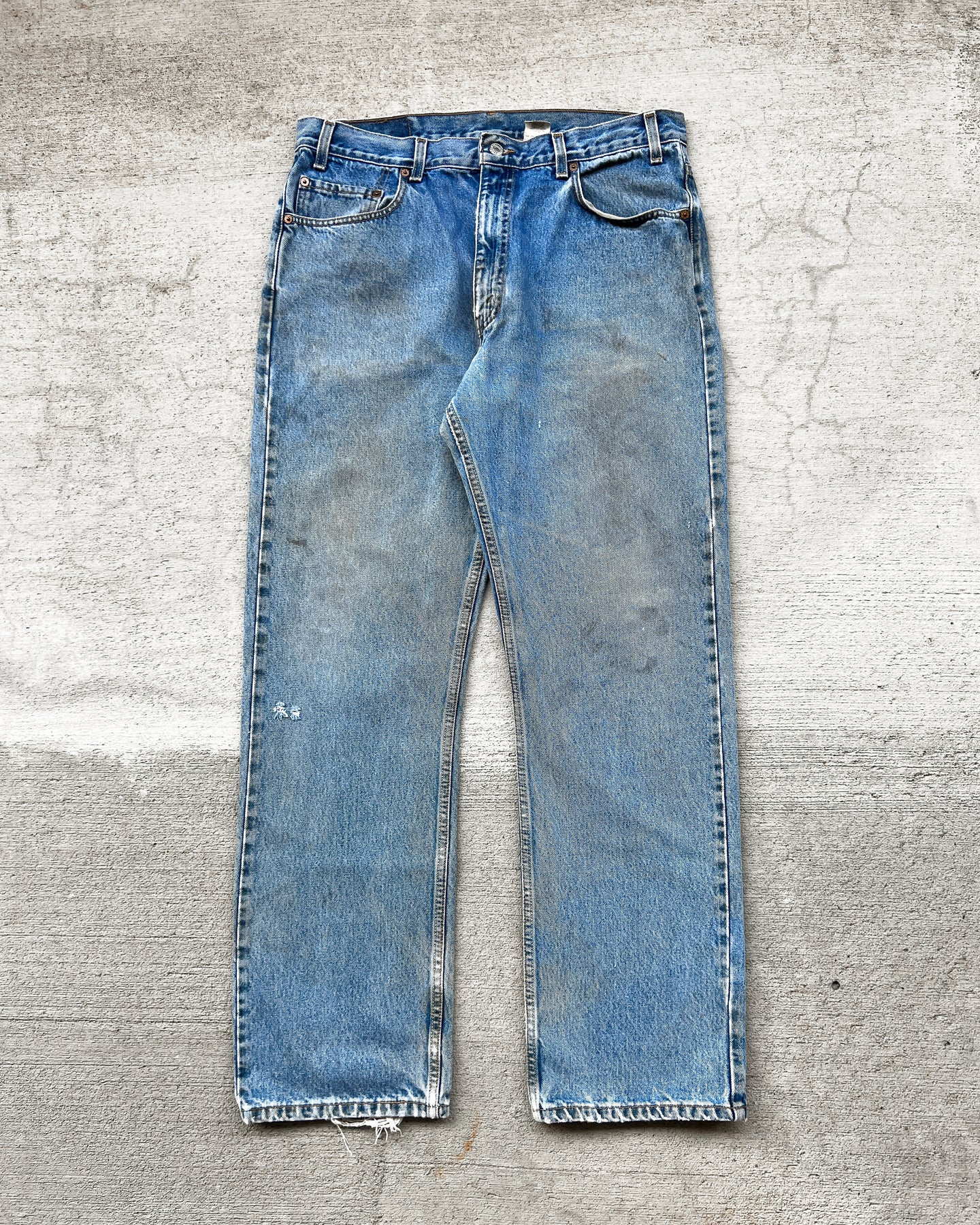 1990s Levi's Dirty Wash 505 - Size 35 x 32