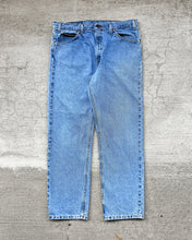Load image into Gallery viewer, 1990s Levi&#39;s Mid Wash Orange Tab 505 - Size 36 x 30
