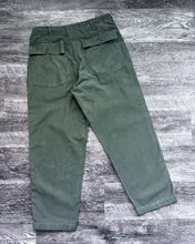 Load image into Gallery viewer, 1970s OG-107 Fatigue Pants - Size 32 x 28
