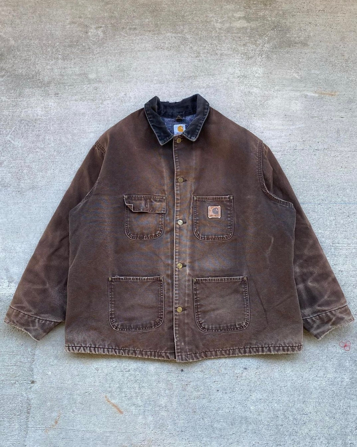 1990s Carhartt Chore Coat Jacket - Size X-Large