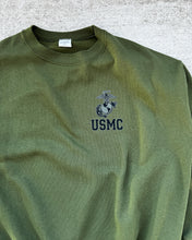 Load image into Gallery viewer, 1990s USMC Olive Green Crewneck - Size X-Large
