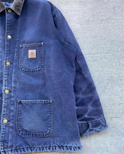Load image into Gallery viewer, 1990s Sun Faded Carhartt Chore Coat Jacket - Size X-Large
