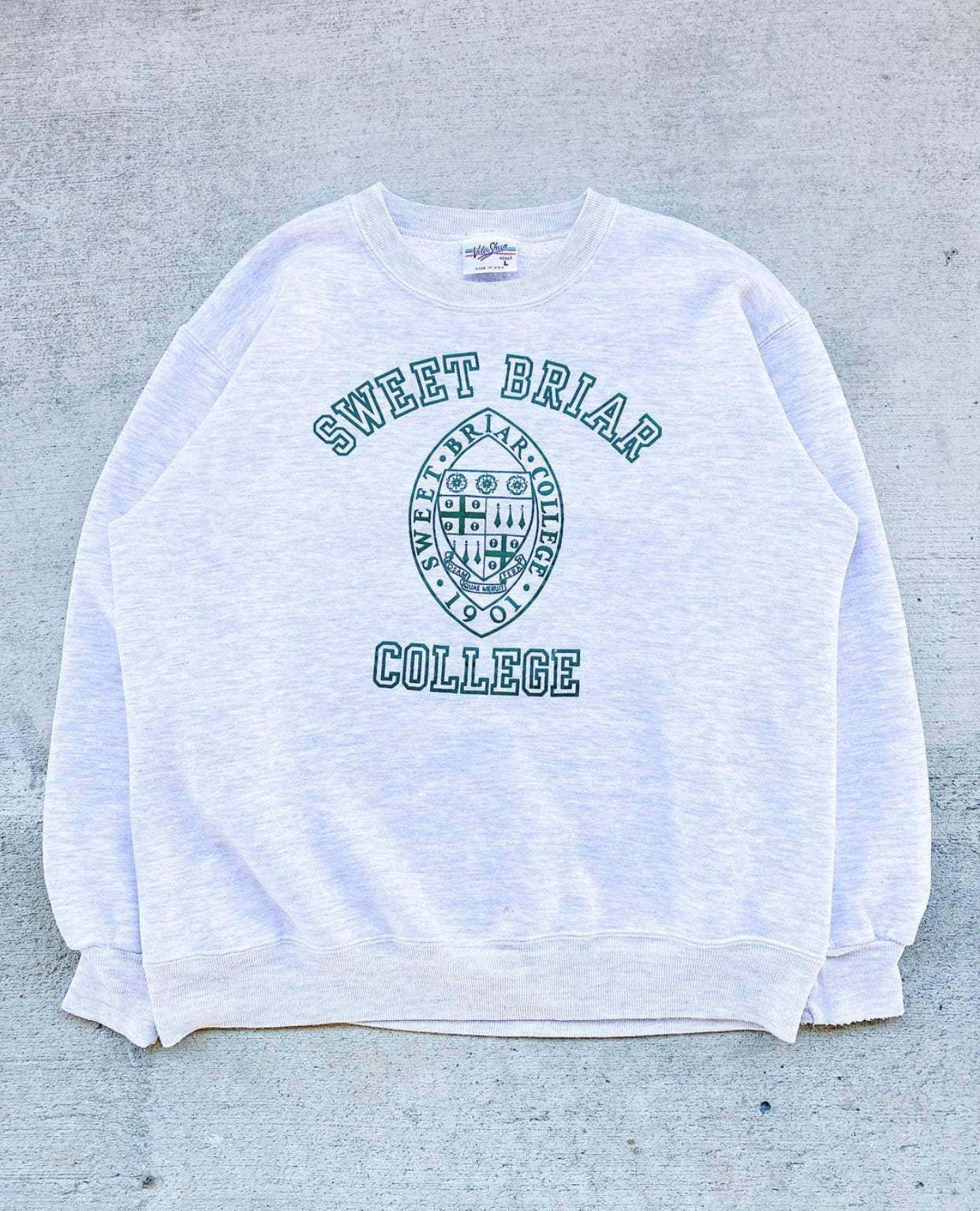 1990s Sweet Briar College Arch Crewneck - Size Large