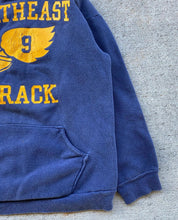 Load image into Gallery viewer, 1970s Northeast Track Faded Russell Hoodie - Size Small
