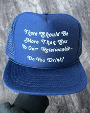 Load image into Gallery viewer, 1980s Do You Drink Snapback Trucker Hat - One Size
