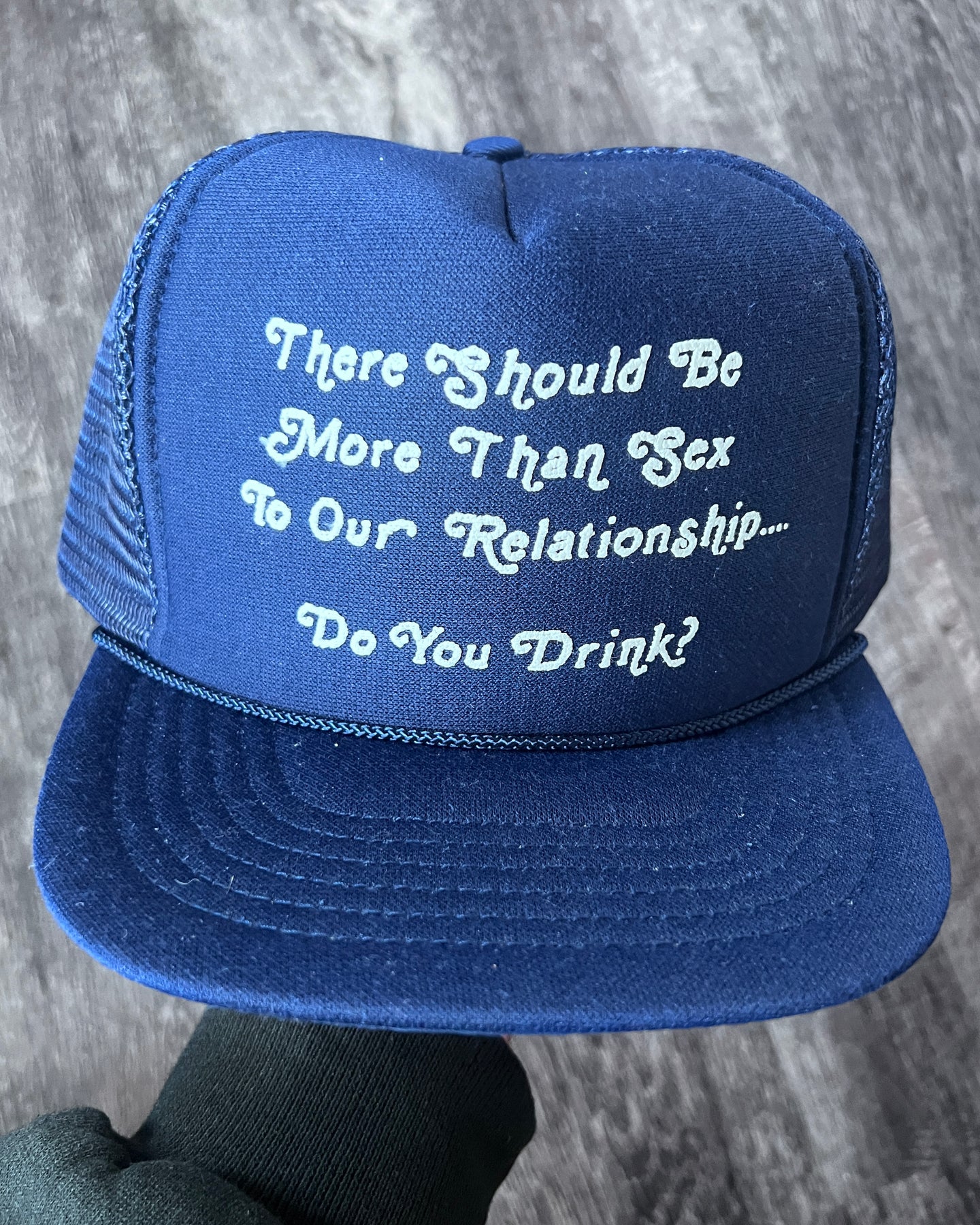 1980s Do You Drink Snapback Trucker Hat - One Size