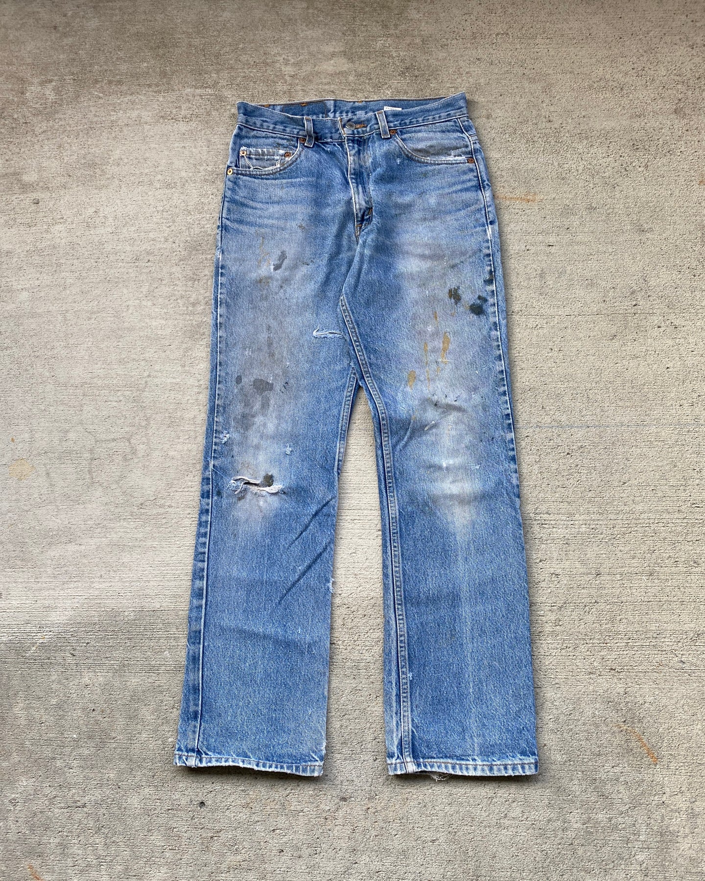 1990s Levi's 517 Painter's Mid Wash Jeans - Size 30 x 31