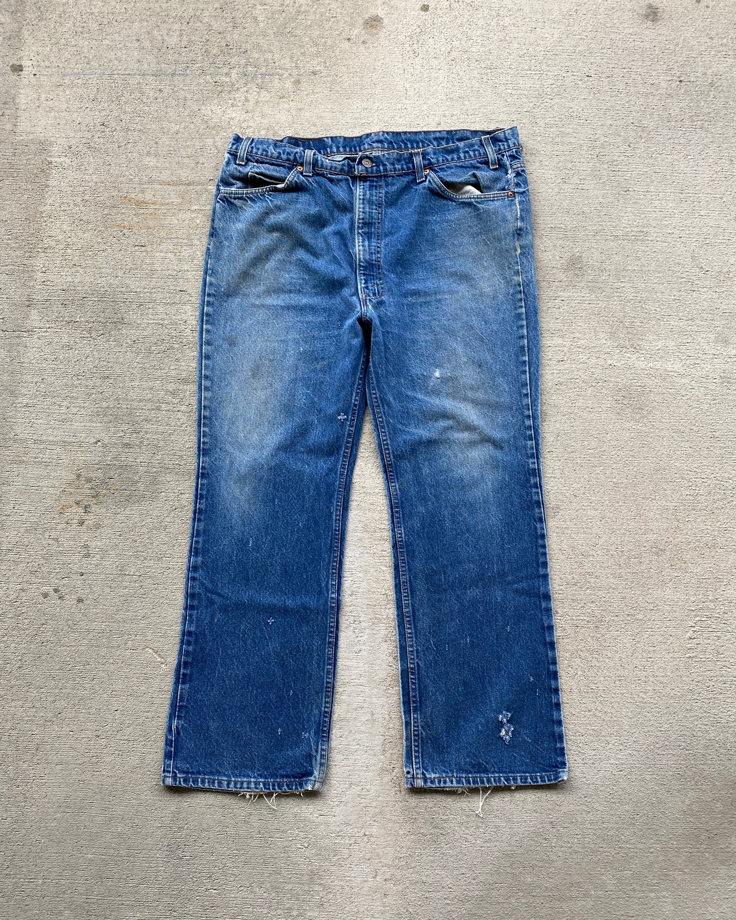 1980s 517 Orange Tab Jeans - Size 40 x 29