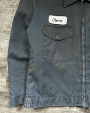 Load image into Gallery viewer, 1970s &quot;Glenn&quot; Blue-Grey Cropped Work Jacket - Size Large

