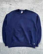 Load image into Gallery viewer, 1990s Russell Athletic Navy Crewneck - Size Medium
