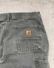 Load image into Gallery viewer, 1990s Carhartt Moss Green Carpenter Pants - Size 34 x 31
