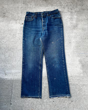 Load image into Gallery viewer, 1980s Levi&#39;s Dark Wash 501 with Released Hem - Size 32 x 29
