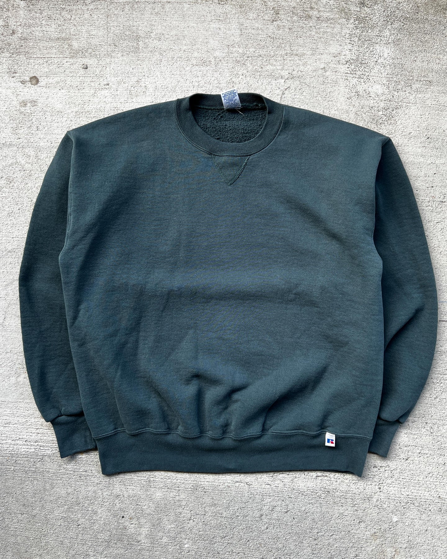 1990s Russell Athletic Sea Green Crewneck - Size Large