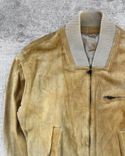 Load image into Gallery viewer, 1990s Saint Laurent Suede Bomber Jacket with Riri Zippers - Size X-Large
