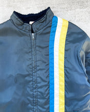 Load image into Gallery viewer, 1970s Nylon Striped Racing Jacket - Size X-Large
