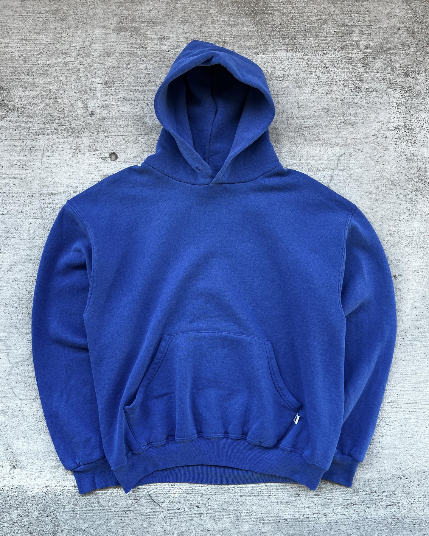 1990s Russell Athletic Royal Blue Hoodie - Size Large