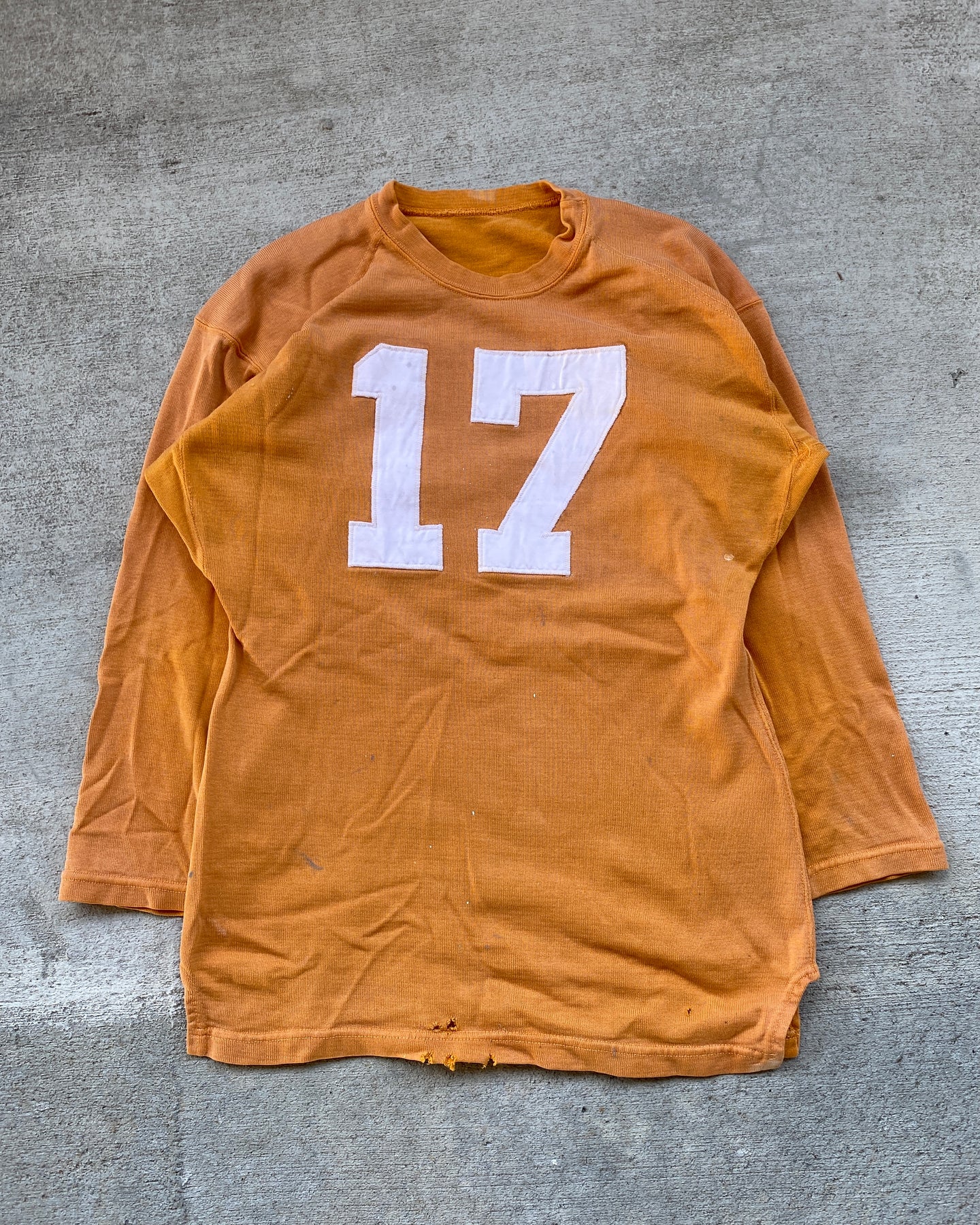 1940s/1950s University of Tennessee Sun Faded Football Shirt - Size M