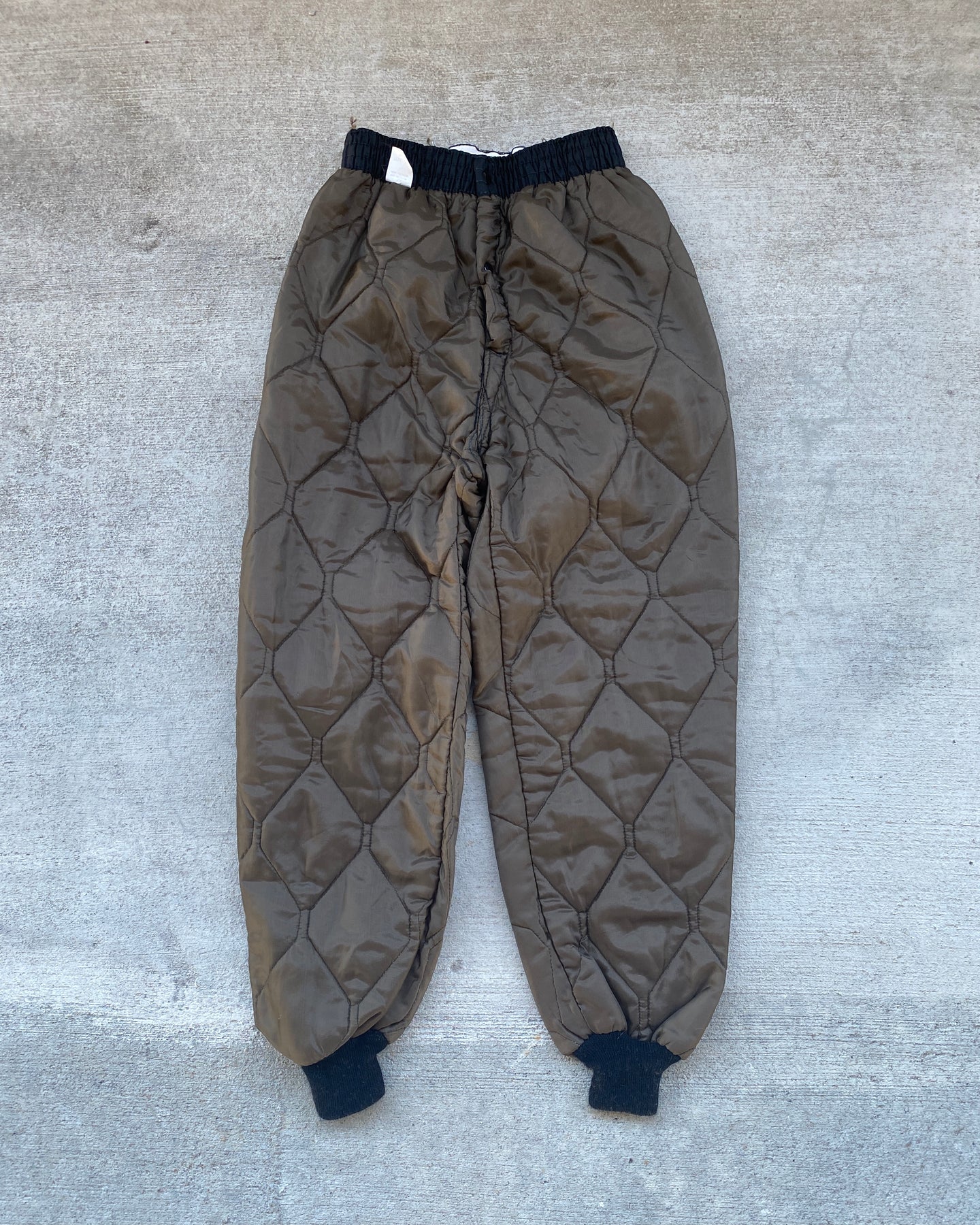 1980s Quilted Military Liner Pants - Size Small