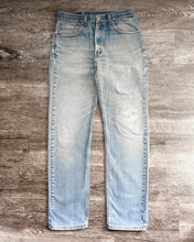 Load image into Gallery viewer, 1990s Levi&#39;s Well Worn Repaired 505 - Size 32 x 32
