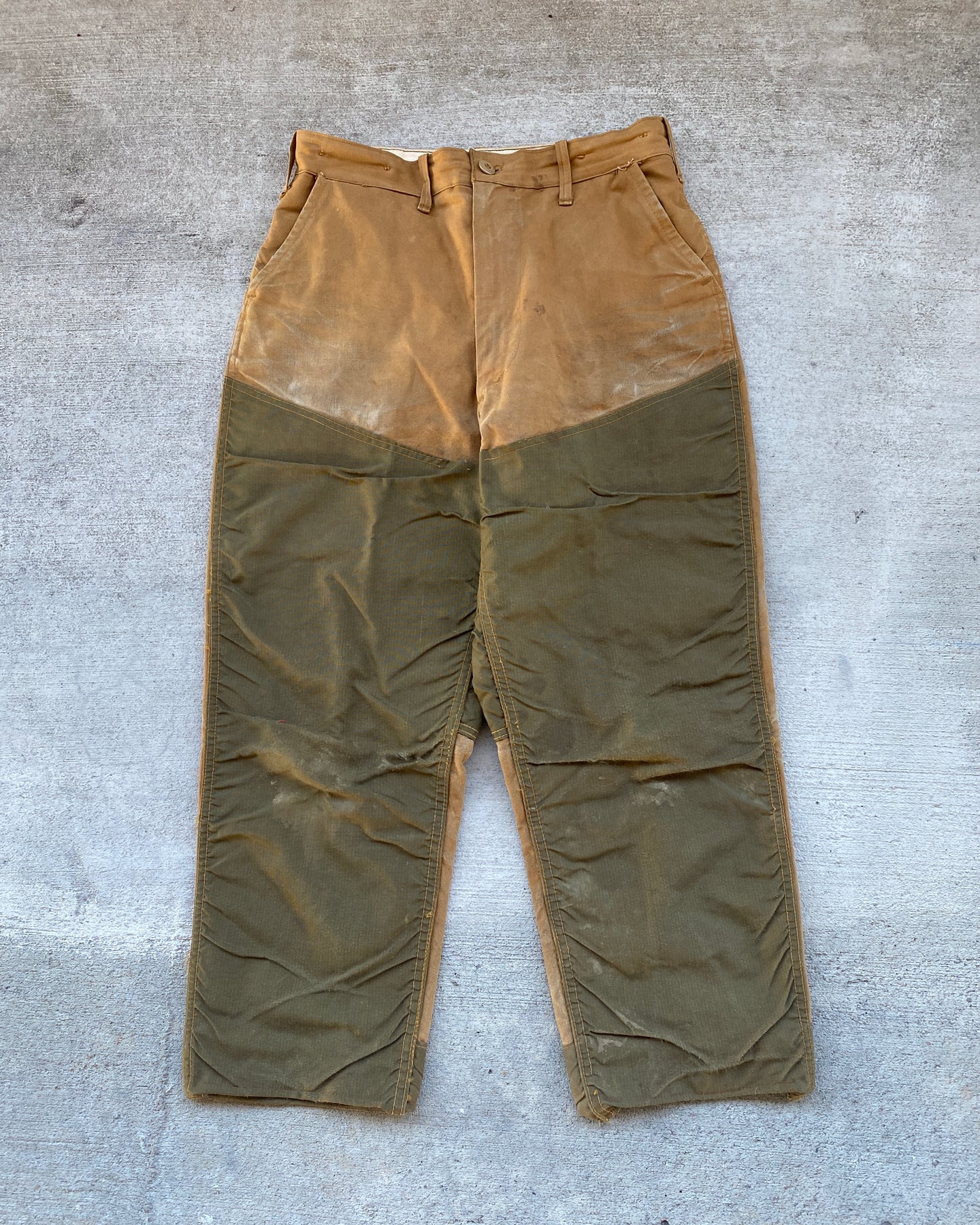 1950s Double Knee Hunting Pants - Size 32 x 27