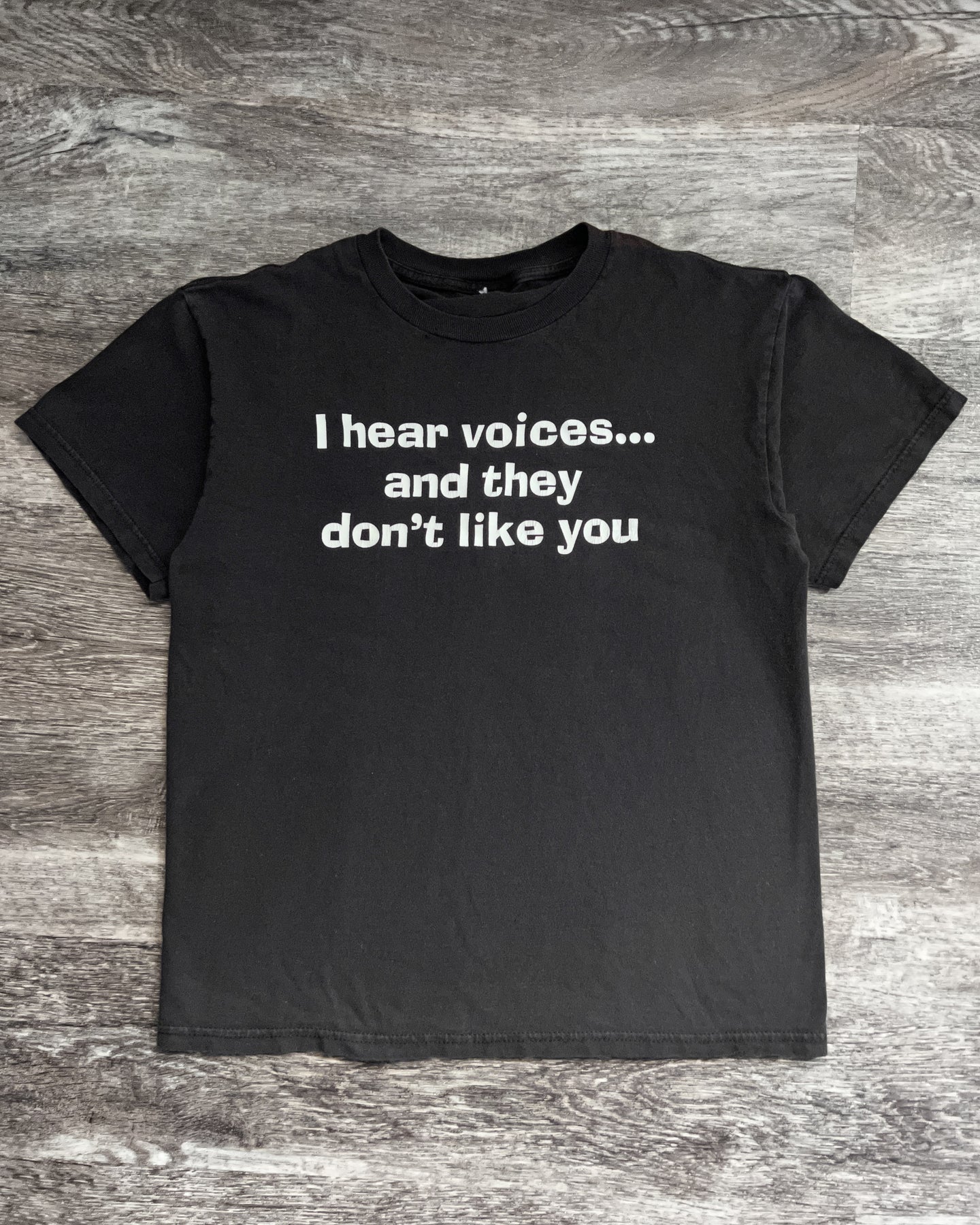 2000s I Hear Voices... Tee - Size X-Large