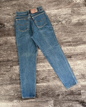 Load image into Gallery viewer, 1990s Levi&#39;s Dark Wash 501 with Tapered Leg - Size 28 x 30
