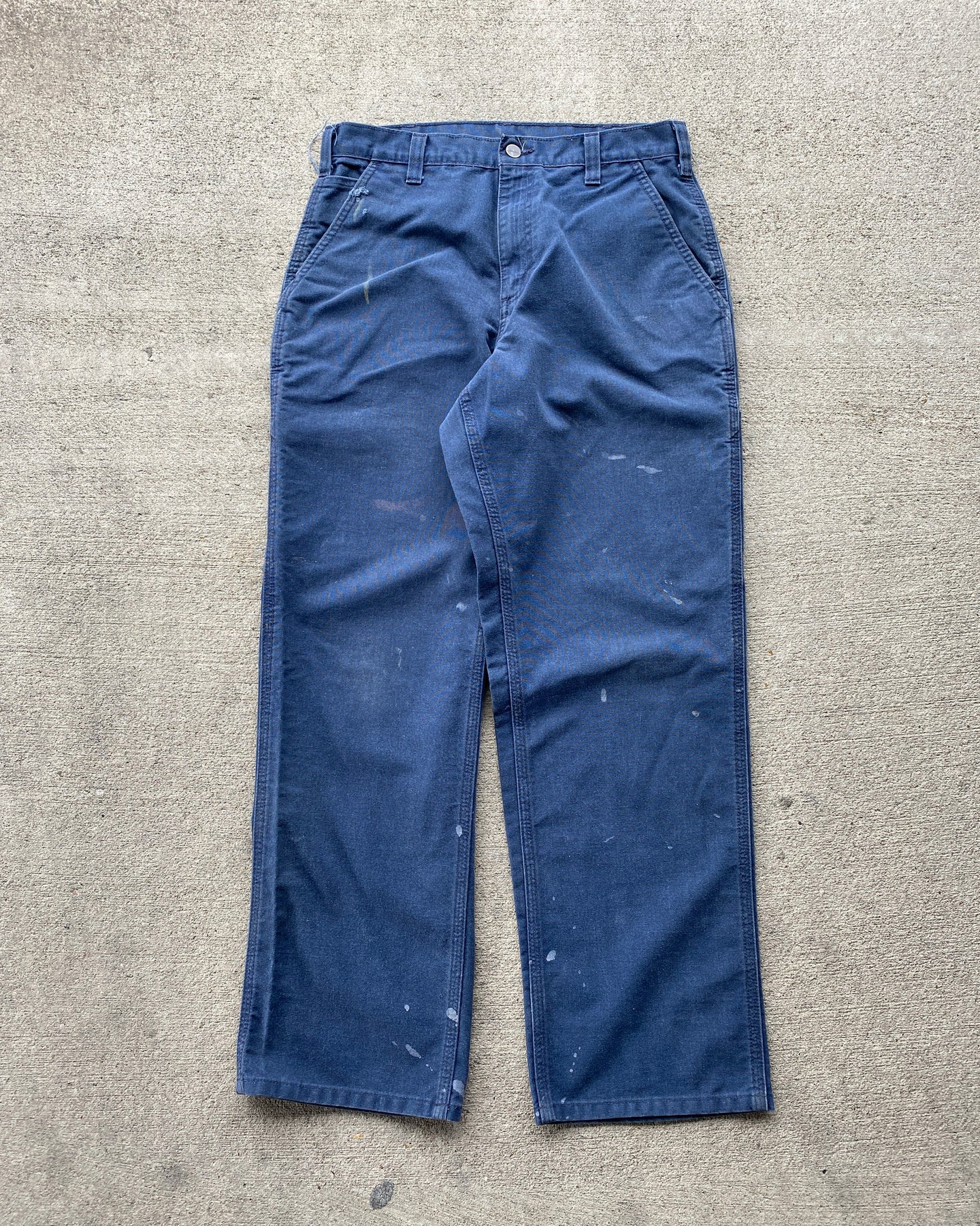 1990s Navy Carhartt Painter's Carpenter Pants - Size 30 x 31