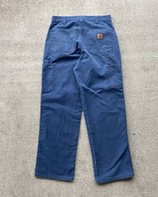 Load image into Gallery viewer, 1990s Navy Carhartt Painter&#39;s Carpenter Pants - Size 30 x 31
