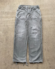 Load image into Gallery viewer, 1990s Moss Green Distressed Carhartt Carpenter Pants - Size 32 x 32
