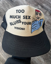 Load image into Gallery viewer, 1980s Too Much Sex Snapback Trucker - One Size
