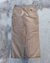 Load image into Gallery viewer, 1990s Carhartt Light Brown Canvas Carpenter Pants - Size 34 x 31
